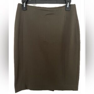 H&M Olive Green Pencil Skirt